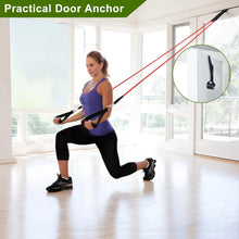Load image into Gallery viewer, 11Pcs Resistance Bands Set Fitness Workout Tubes Exercise Tube Bands