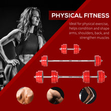 Load image into Gallery viewer, Adjustable Dumbbell Set, 66lbs Convertible to Barbell Weight Set for Home Gym Women and Men Weight Lifting Training