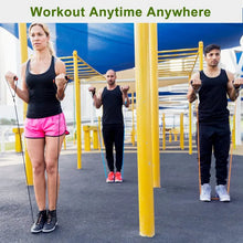 Load image into Gallery viewer, 11Pcs Resistance Bands Set Fitness Workout Tubes Exercise Tube Bands
