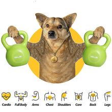 Load image into Gallery viewer, 10lbs Kettlebell Set, Strength Training Kettlebells Weight Set For Women, Vinyl Coated Kettle Bell For Home Gym Workout Weight Lifting Equipment, Comfortable Grip Wide Handle Weights

